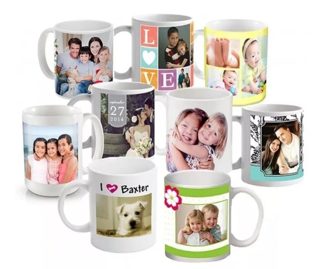 Taza blanca personalizada