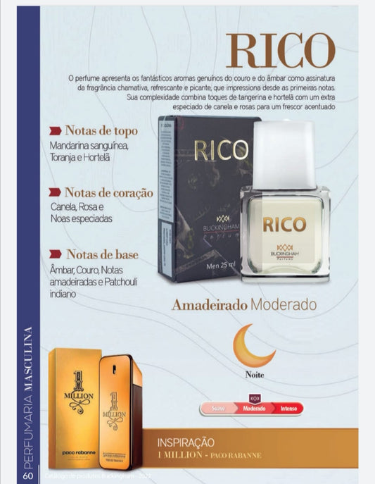 Perfume 100 ML Rico ( one million)