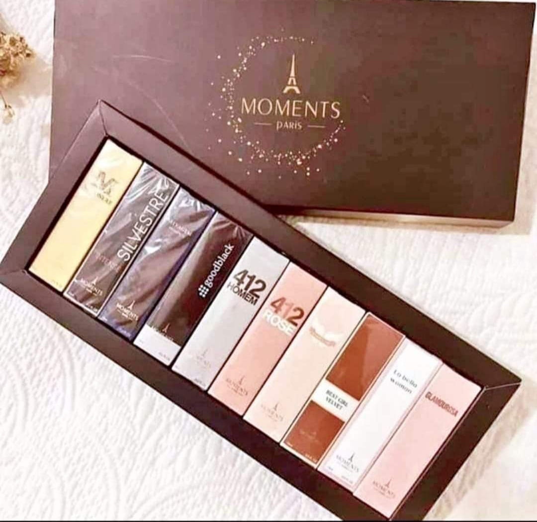 Kit de 10 perfumes Moments paris