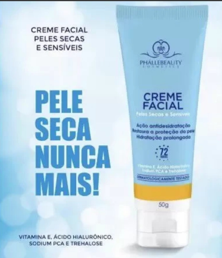 Crema facial para piel seca