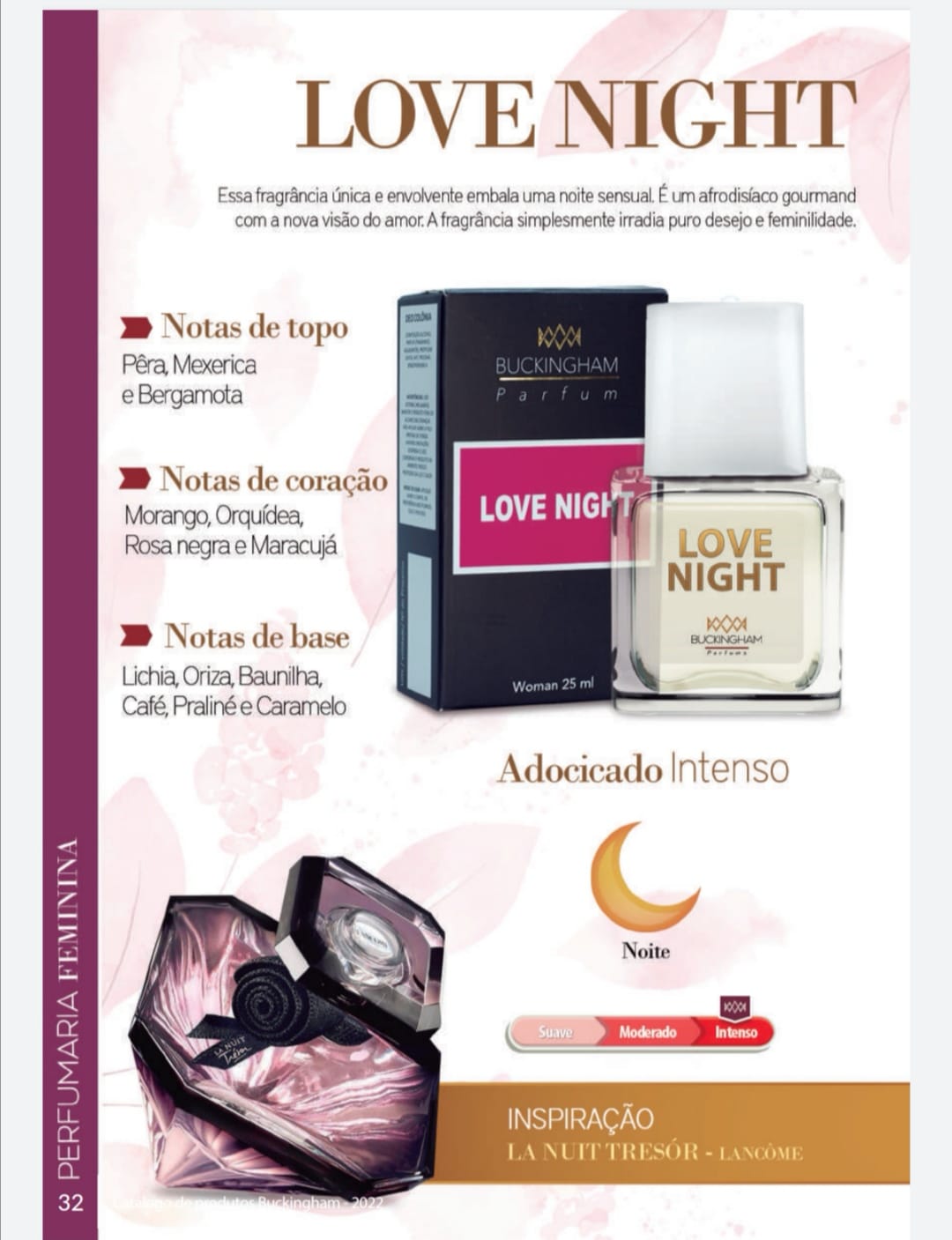 Perfume femenino Love nigth